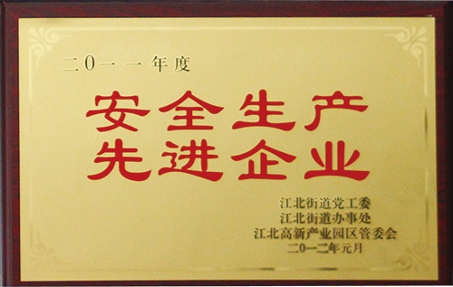 安全生產(chǎn) 先進企業(yè)